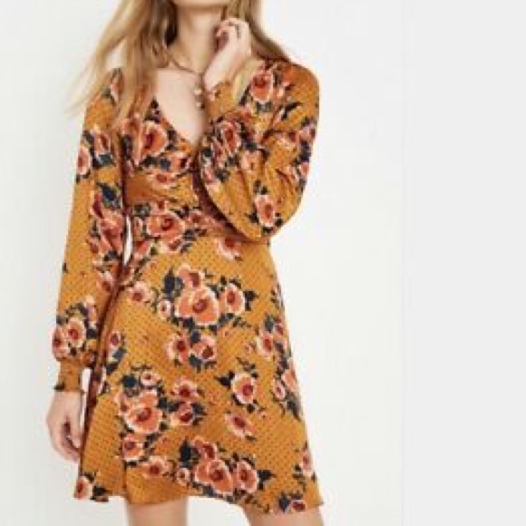 FREE PEOPLE Morning Light In Yellow Mini Dress - Picture 2 of 4